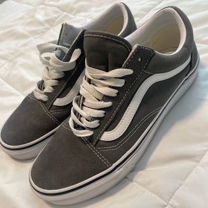 Grey Vans; US Women's 8.5/Men's 7